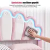 OYAJIA Kinderbett 90x200, Polsterbett für Mädchen Produktbild-Vorschau 4