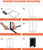 SucceBuy Schermo privacy per spogliatoio portatile nero Anteprima dell’immagine prodotto 5