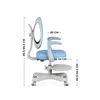 Fotel biurowy dziecięcy Junior 4.6 Blue | Ergonomiczne Podgląd zdjęcia produktu 9