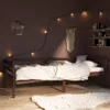 vidaXL Posteľ z masívu tmavohnedá borovica 90x200 cm Náhľad obrázku produktu 2