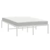 vidaXL Rama łóżka metalowa biała 120x190 cm Podgląd zdjęcia produktu 4