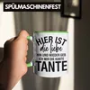 Trendation - Ich Geb Mir Die Kante Tante Tasse Geschenk Produktbild-Vorschau 4
