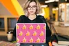 MuchoWow® Laptop Aufkleber Sticker Cover Banane - Muster - Produktbild-Vorschau 5