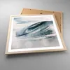 Gerahmtes Poster - Rahmen in heller Eiche - Welle Meer Produktbild-Vorschau 3