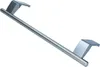 A single stainless steel handle with angled grey brackets on a white background. Produktbild-Vorschau