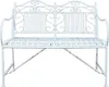 Celia Metall Gartenbank 2-Sitzer 106x91x57 cm Produktbild-Vorschau 1