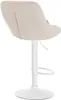Barhocker Lazio Samt weiß creme Produktbild-Vorschau 5