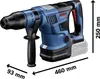 Bosch Akku-Bohrhammer BITURBO mit SDS max GBH 18V-36 C, 2 x Produktbild-Vorschau 2