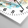 Wanduhr - Quadrat - Glasuhr - Ort Stadt Architektur Herz - Produktbild-Vorschau 5