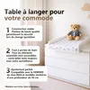 regalik przewijak na komodę Hemnes by IKEA, Przewijak na Podgląd zdjęcia produktu 9