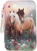 Depesche 3-Fach Federtasche Miss Melody FLOWERS Rosa Produktbild-Vorschau 1