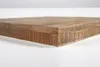 Esstisch 80x80cm Mangoholz gerade Kante U-Gestell schwarz Produktbild-Vorschau 4