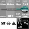 Target Darts Hydro Steel Tip Dart Set 23G Barrel 02 - 90% Produktbild-Vorschau 8