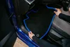 Fußmatten Automatten Velours Schwarz/Blau für Daewoo Magnus Produktbild-Vorschau 7