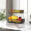 dvoupatrový košík na ovoce organizér na kuchyňskou pracovní Náhled obrázku produktu 5