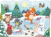 DODO Puzzle Jahreszeiten: die Magie des Winters Eislaufen Produktbild-Vorschau 2