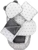 JUKKI® Baby Nestchen 5tlg MINKY SET für Neugeborene [Grey Produktbild-Vorschau 1