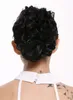 WIG ME UP Dutt Locken Volumen Zopf kurz Schwarz Q0147-1B Produktbild-Vorschau 2
