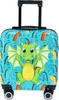 TheTrueC Kindertrolley 4 Rollen Dino  Rosa Produktbild-Vorschau 1