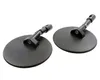 Two black motorcycle mirrors on a white background. Produktbild-Vorschau