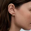 Pandora Boucles d'oreilles ovales en perles d'eau douce de Voir les images du produit 6