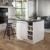 Isola cucina Vicco Fame-Line Bianco lucido/bianco 90 cm Anteprima dell’immagine prodotto 4