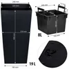 Květináč Prosperplast | Urbi Square | antracit | 24 cm Náhled obrázku produktu 6