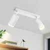 ZMH LED biely stropný reflektor 2 plamene GU10 otočný Náhľad obrázku produktu 1