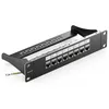 deleyCON 8 Port Patchpanel Set Patchfeld Modular 1 HE 10" Produktbild-Vorschau 4