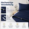 Komfortec Premium Bettwäsche 135x200 cm Bettbezug + 80x80 Produktbild-Vorschau 6