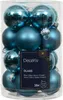 Weihnachtskugeln Glas 3,5cm 16 Stück - Folkloreblau Produktbild-Vorschau 2