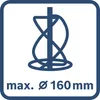 Bosch Professional GRW 18V-160 06011C3000 Stirrer Anteprima dell’immagine prodotto 11