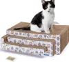 Katzenkratzer mit Katzenminze,Katze Kratzbrett Kratzpappe Produktbild-Vorschau 1