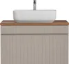 Waschtisch Unterschrank 80 cm Waschbecken Keramik Produktbild-Vorschau 1