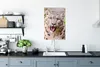 MuchoWow® Poster Schneeleopard - Zunge - Grau 40x60 cm - Produktbild-Vorschau 3