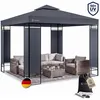 CASARIA® Pavillon Lorca 3x3m Metall Wasserabweisend Produktbild-Vorschau 1