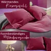 Moderní plyšové povlečení na zip - jednobarevné, Náhled obrázku produktu 6