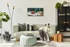 Küche Wohnzimmer Wand Leinwand Uhr 60x30 Stilleben mit Produktbild-Vorschau 4