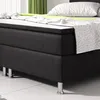 Boxspringbett B1 180x200 cm Webstoff Schwarz Produktbild-Vorschau 5