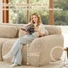 Canapé moelleux « Boneless Cloud » avec 2 poufs, canapé-lit Voir les images du produit 7