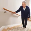 COSTWAY houten leuning, trapleuning, lengte 120 cm, leuning Productafbeelding-voorbeeld 9
