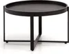 FineBuy Couchtisch Mango Massivholz rund Ø 60 cm Schwarz · Produktbild-Vorschau 6