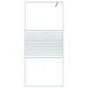 vidaXL Duschwand für Begehbare Dusche Weiß 90x195 cm Produktbild-Vorschau 3
