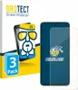 A product shot of a screen protector for a phone, with packaging and a phone showing the protector. Produktbild-Vorschau