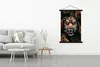 MuchoWow® Textilposter Tiger - Blumen - Braun 120x180 cm Produktbild-Vorschau 3