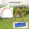 PawHut, set di agility per cani, 4 pezzi, attrezzatura per Anteprima dell’immagine prodotto 4