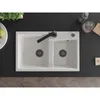 Mexen Tomas 2-Becken-Granitspüle mit Mischbatterie Rita, Produktbild-Vorschau 4