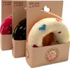 3 Paar lustige bunte Happy Donut Socken für Damen und Produktbild-Vorschau 1