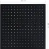Regenbrause Edelstahl 40x40 cm Quadrat Schwarz Produktbild-Vorschau 7