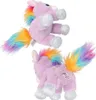 Two plush unicorns are shown against a white background. Voir les images du produit